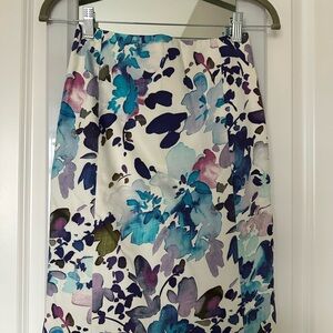 Reiss Multicolor Floral Pencil Skirt